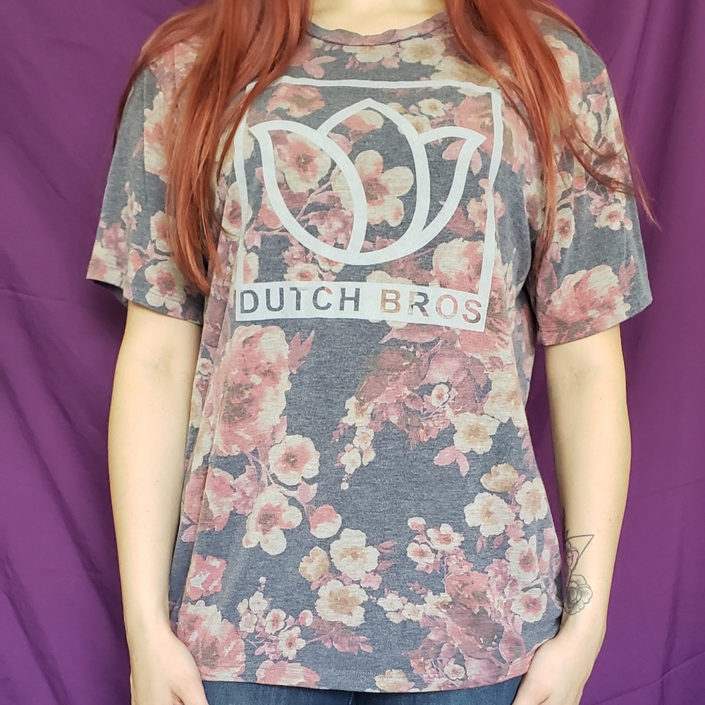 Dutch Bros Floral Tee
